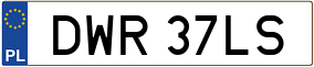 Truck License Plate